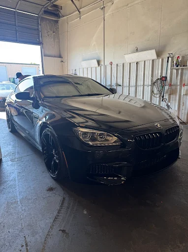 Black BMW professionally detailed by A&D Auto Detailing in South San Francisco