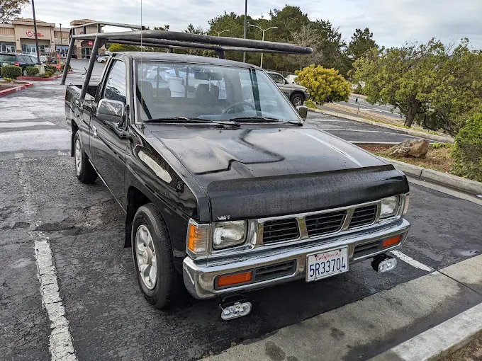 Black pickup truck detailed by A&D Auto Detailing in South San Francisco